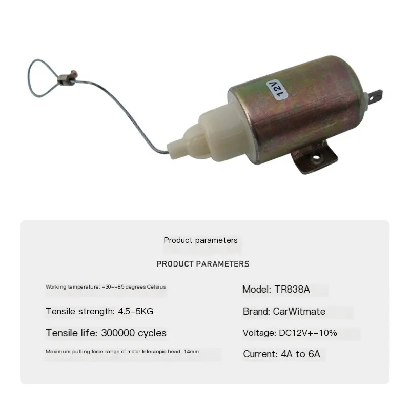 Universal car trunk release kit Auto tail box trunk opener motor electric motor With  English instructions