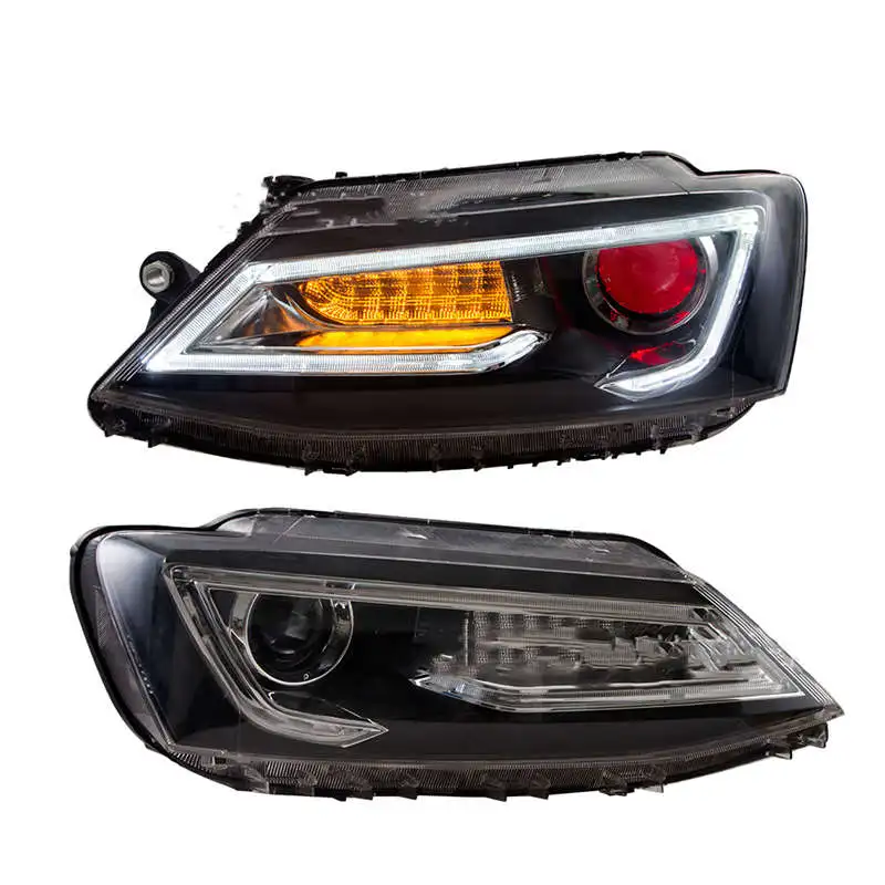 Car Head Lamp Led Headlight For VW SAGITAR  2012-2018 Auto Part Demon Eye Turn Signal Brake Daytime Running Lights Accessory