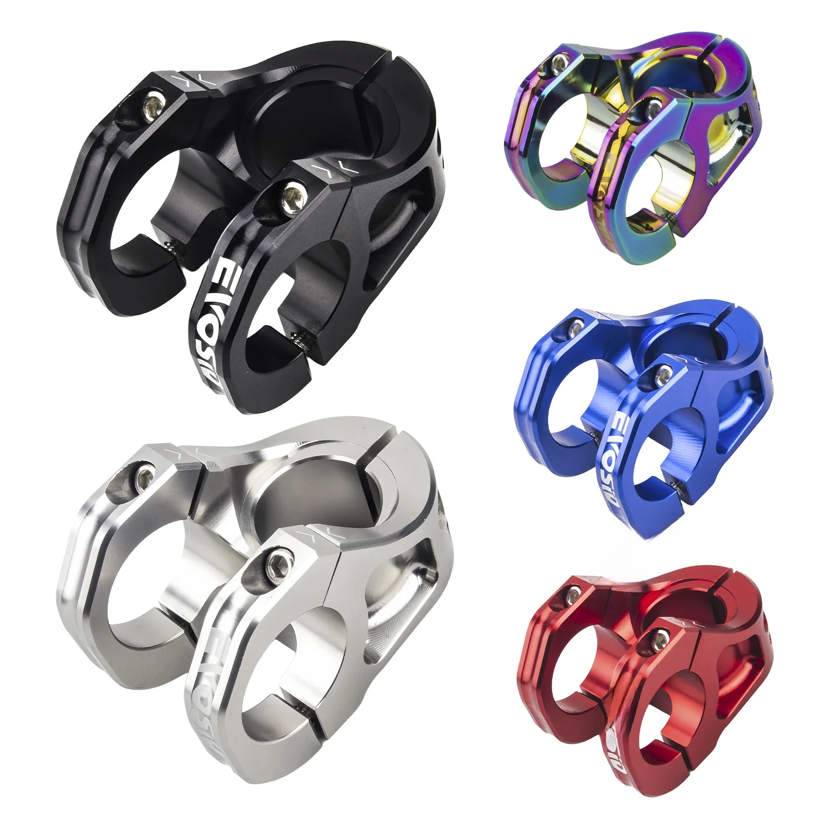 AliExpress NONE EVOSID MTB Stem 31.8mm Mountain Bicycle CNC Bridge Short Power High Strength Climbing Riser