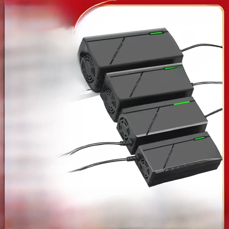 36V 48V 60V 72V Oplader 2A 3A 5A 10S 13S 16S 20S Li-ion Batterij 42V 54.6V 67.2V 84V Ebike Intelligent Snel Opladen EU Plug - afbeelding 2