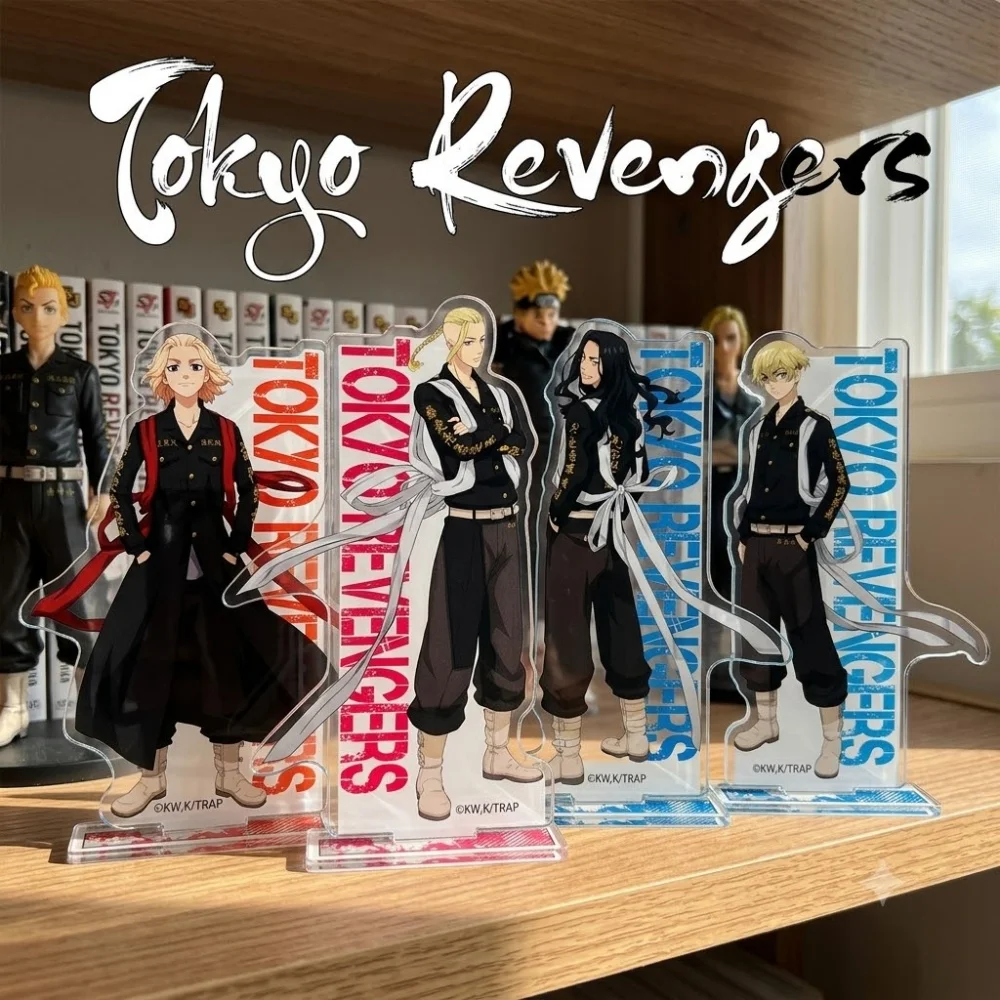 Anime Figure Tokyo Revengers Acrylic Stand Kazutora Hanemiya Mikey Chifuyu Desktop Decor Sign Plate Fans Gift keychain