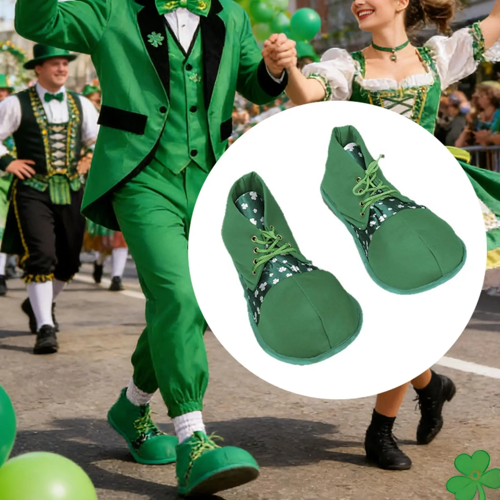 

Костюмная обувь, праздничные аксессуары, аксессуары для тематических вечеринок, аксессуары для косплея, реквизит для ролевых игр, обувь для Дня Святого Патрика, обувь для клоунов