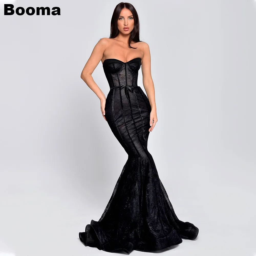 

Booma Sexy Mermaid Evening Dresses Sweetheart Formal Party Gowns for Women Lace Floor Length Prom Dress Dubai