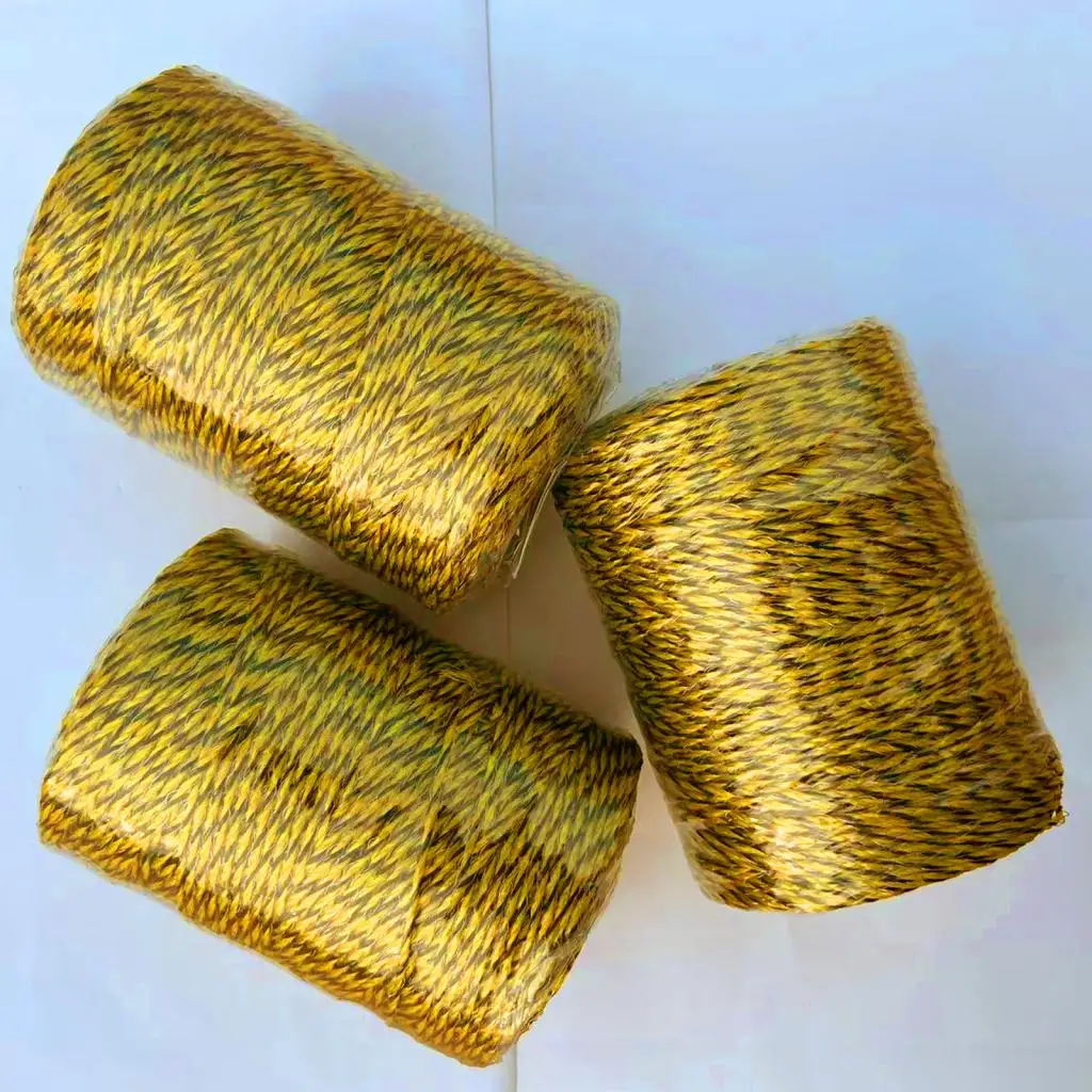 Cable de valla electrónica de 400M/rollo, fácil instalación para cercado de animales de vacas y caballos, cable de baja resistencia