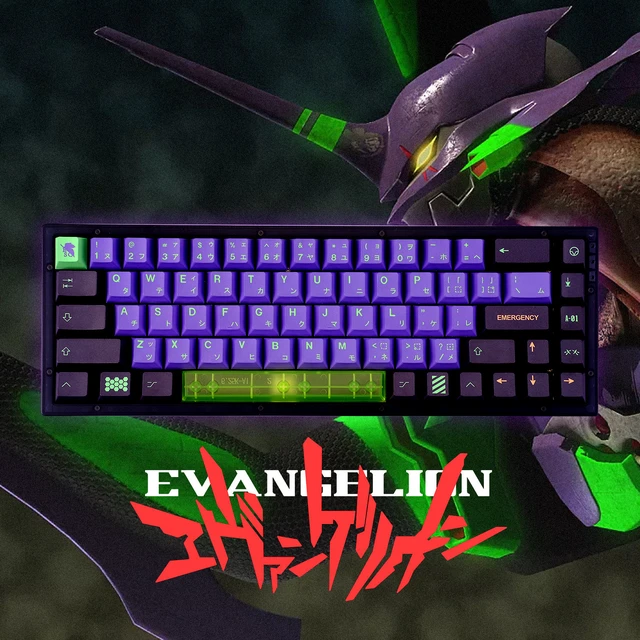 Keycaps Eva 01 Evangelion | Eva Japanese Keycap | Eva Keyboards 01 |  Keycaps Pbt Eva - Mice & Keyboards Accessories - Aliexpress