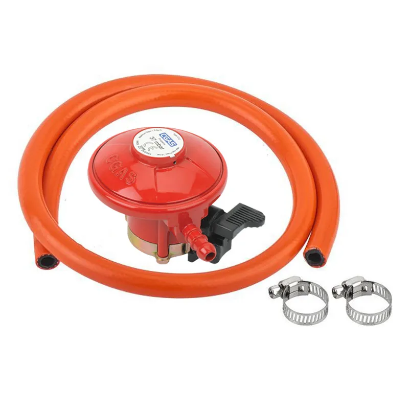 UK Home Cooking Low Pressure Gas Regulator SA UAE BBQ Grill Stove Parts Reducing Valve Gas 30MBAR lpg Gas Adapter 21 22mm Inlet