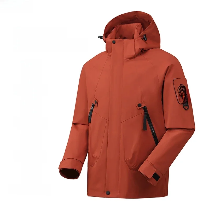 JNLN unisex wodoodporna kurtka do wspinaczki piesze wycieczki Camping Trekking wiatrówka mężczyźni kobiety odkryty wiatroszczelny płaszcz przeciwdeszczowy przeciwporostowy — zdjęcie 2