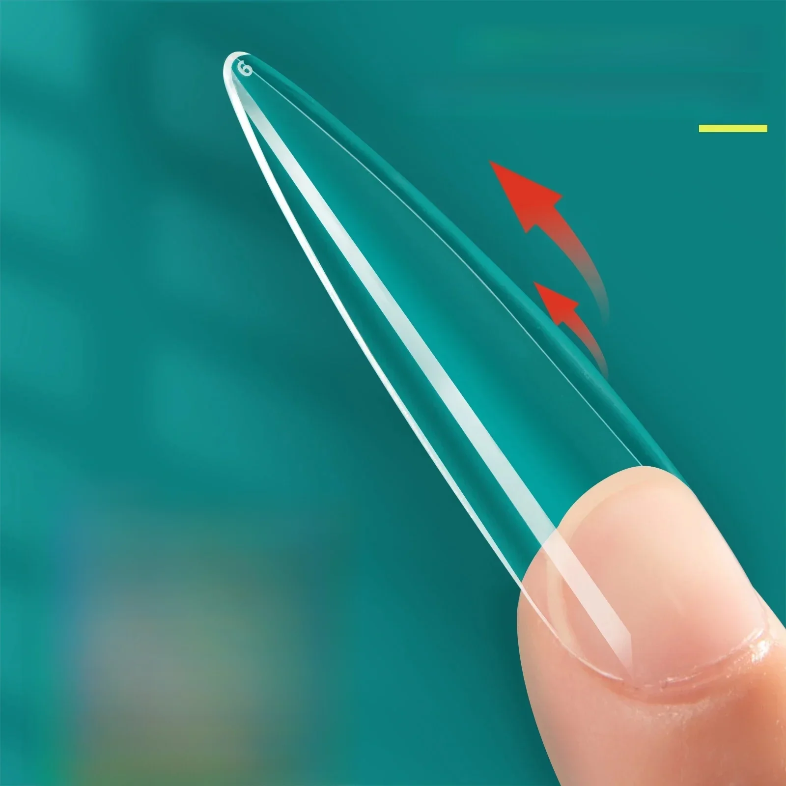 Nailpop XXL cercueil ongles conseils couverture complète Extra Long acrylique système d'extension clair artificiel faux ongles manucure Salon approvisionnement