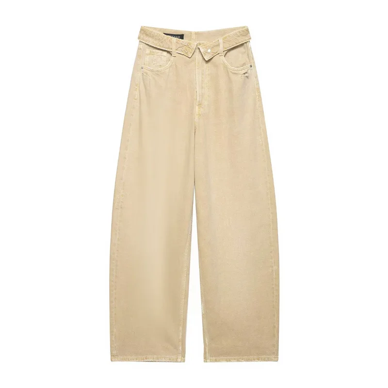 American Retro Baggy Jeans Woman High Waisted Wide Leg Pants Ripped Denim Trousers Streetwear Casual Loose Jean Femme 2026 Fashi 4