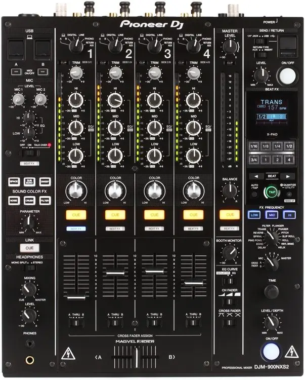 Fresh New 100% Pioneer DJ DJM-900NXS2 4-channel DJ Mixer with Effects