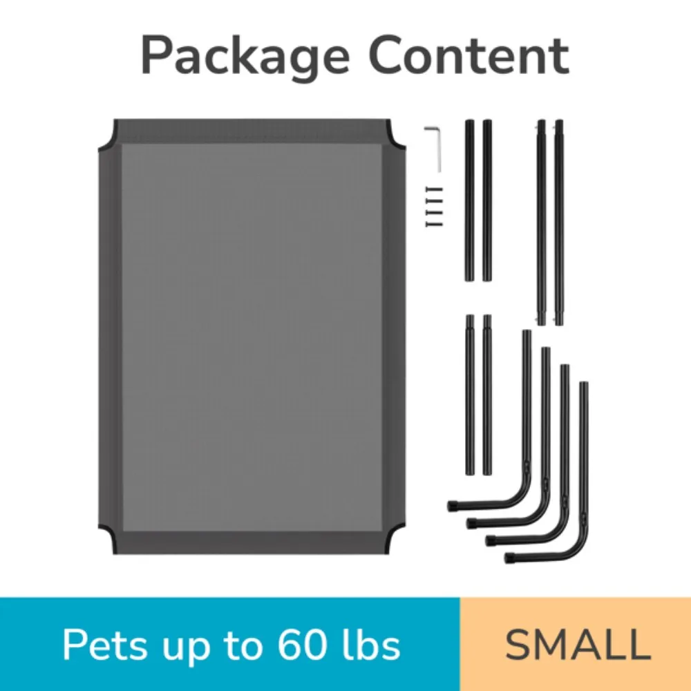 Portable assembled pet bed for cats and dogs for indoor outdoor picnic camping training