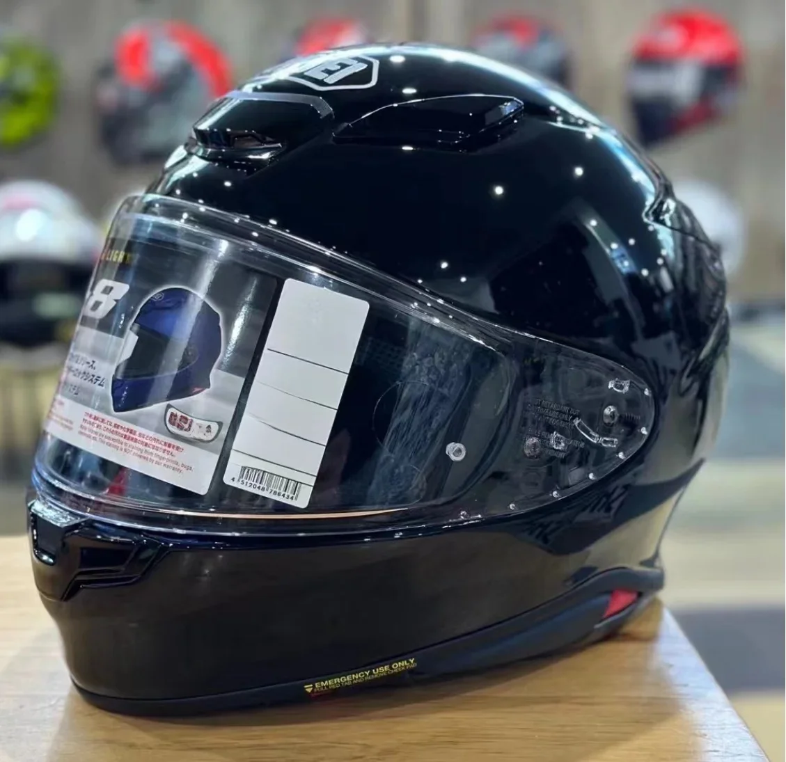 Integraler Motorradhelm i Z8 Z-8 NXR2 glänzend schwarz Reiten Motocross Racing Motorradhelm Casco De Motocicleta