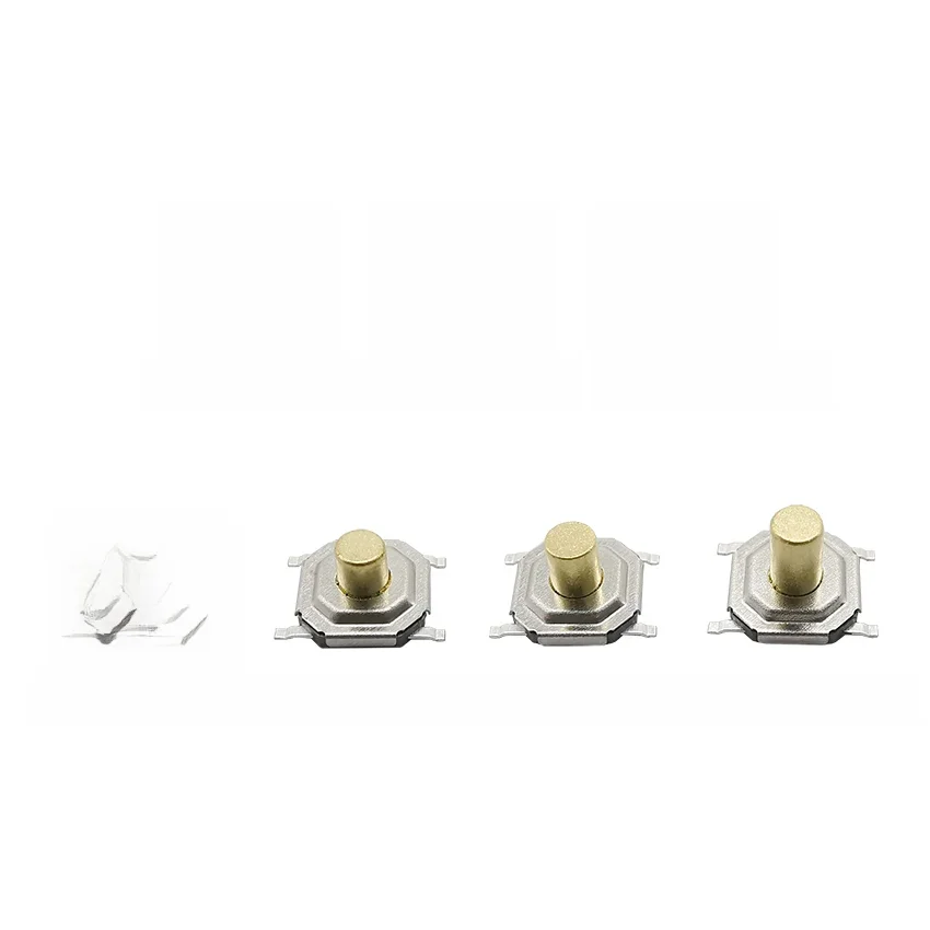 Lèvent poussoirs tactiles SMD PCB, interrupteur à clé momentané, 4x4mm, 4x4x1.7mm, 2/2mm, 3/2mm, 3/3mm, 5/4mm, 50 pièces