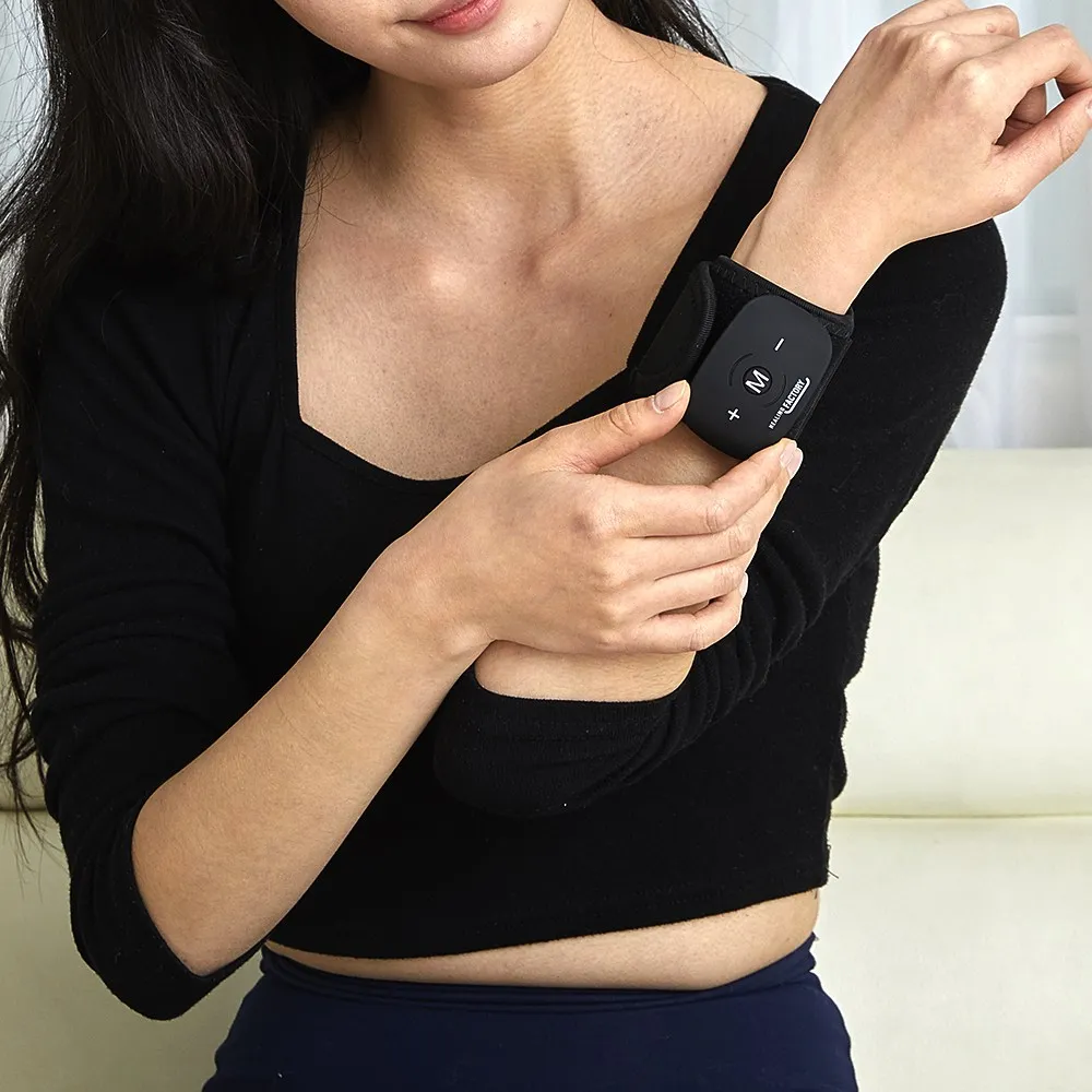 힐링팩토리 EMS 저주파 손목 마사지기 보호대 안마기 미니 마사지기