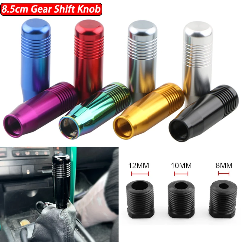 JDM 8.5cm Gear Shift Knob Stick Manual Transmission Aluminum Shifter Lever Head Decorative Car Accessories