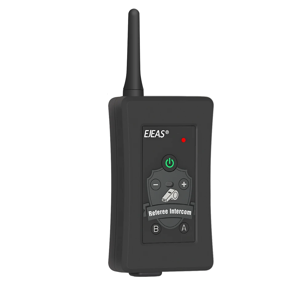 4pcs EJEAS FBIM Football Referee Intercom Headset 1200M Full Duplex Bluetooth 5.1 Motorcycle Interphone Wireless Communicator