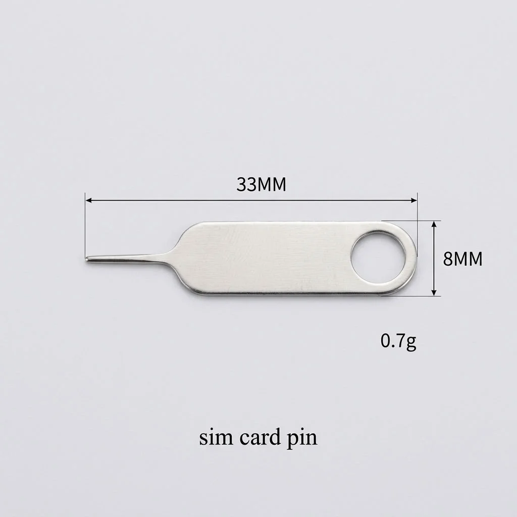 100PCS SIM Card Tray Ejector Pin Stainless Steel Eject Needle Opener Tool for Mobile Phone Tablet Router Universal Metal