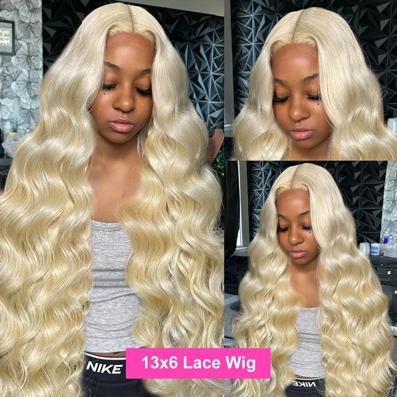 Body Wave Blonde HD Lace Wig 13x6 Human Hair 613 Lace Frontal Wig Brazilian Colored 13x4 Transparent Lace Front Wigs For Women