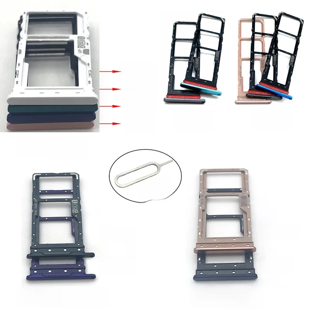 Remplacement pour Moto G9 Play / G9 Plus / G9 Power E20 E30 E40 plateau de carte SIM fente de puce support de tiroir adaptateur accessoires + broche
