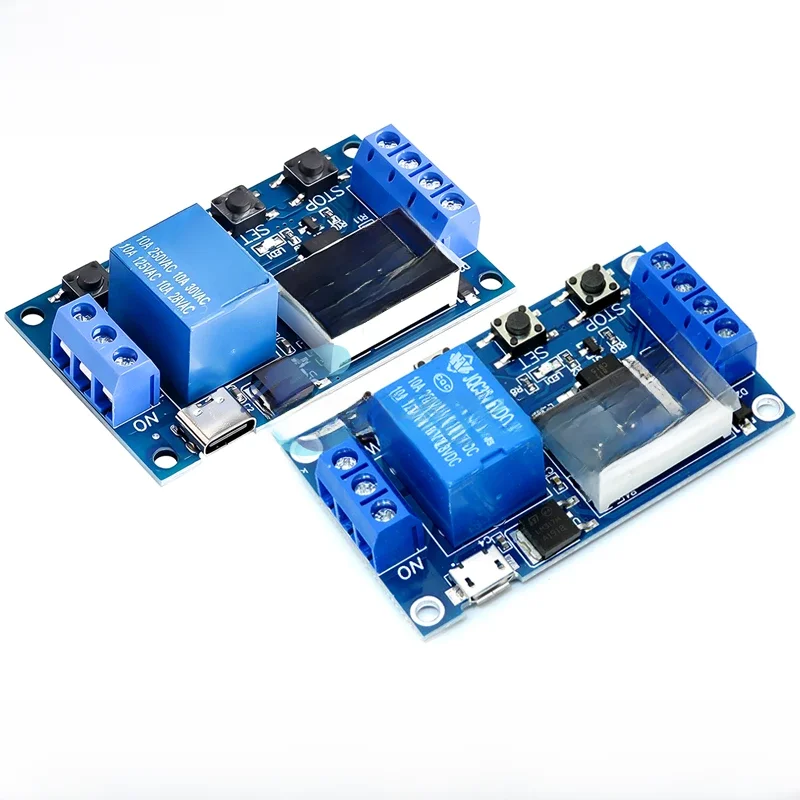 AliExpress REALPOY 1 Channel 5V Relay 6-30V Relay Module OFF/ON Switch Trigger Time Delay Circuit Timer Cycle 999 minutes Adjustable XY-J02