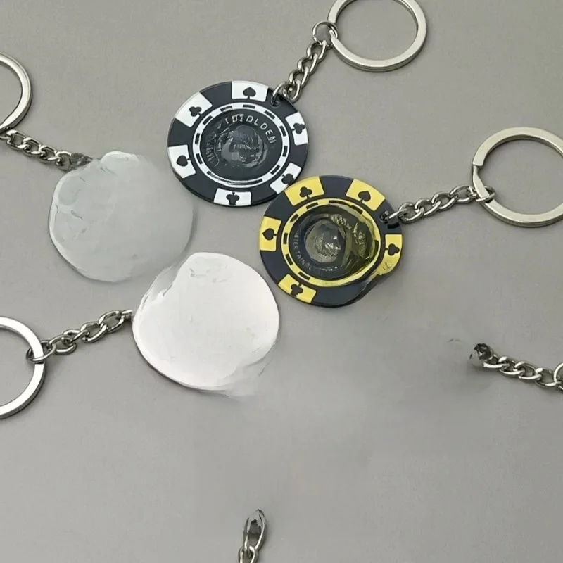 Aise continent-Porte-clés en acrylique pour homme, porte-clés, porte-clés, porte-clés, breloque de sac, Las Vegas Continent