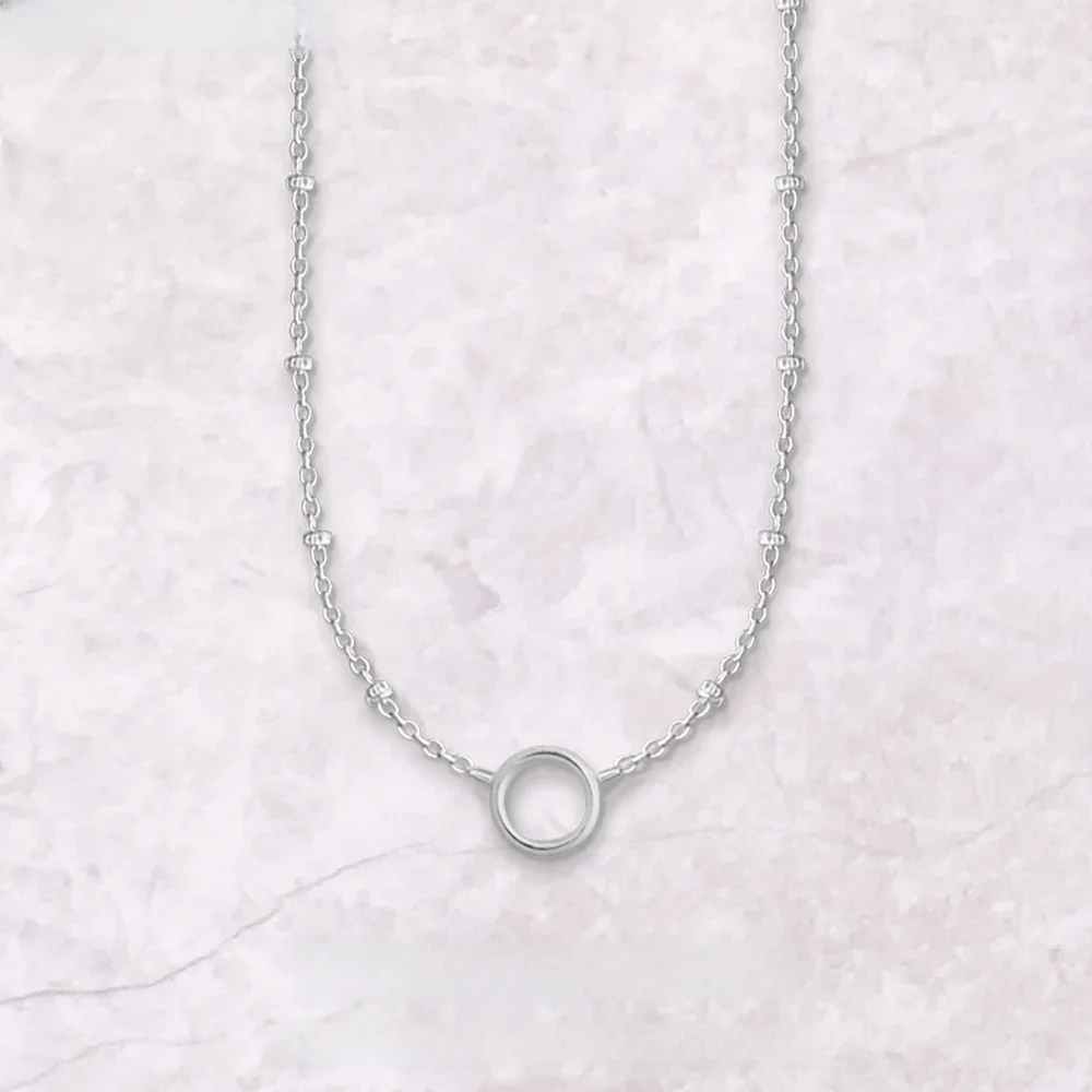 Naszyjnik z filigranowym łańcuszkiem, moda zimowa Biżuteria dla kobiet Europa 925 Sterling Silver Prezent dla kobiet — zdjęcie 2