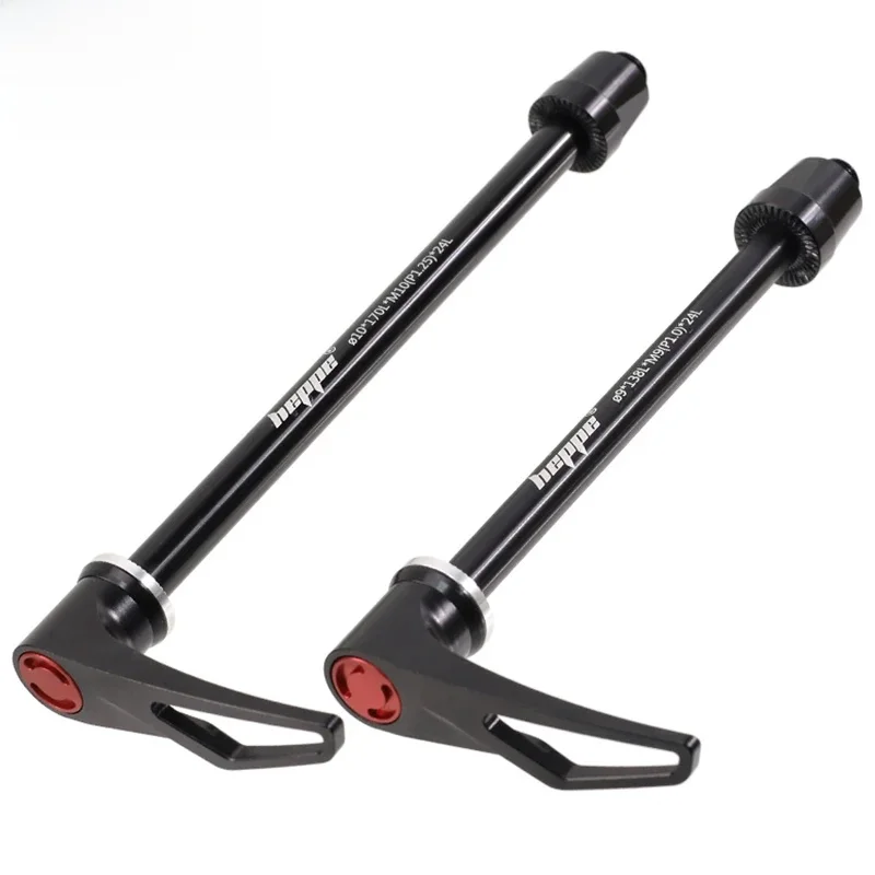 AliExpress heppe HEPPE MTB Road Bike Thru Axle 135x10 100x9 Front Rear Wheel Hub Thru Axle Bike Hub Shaft Skewers M10 M9 Axis w/ Quick Release