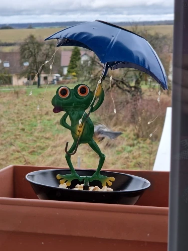 Solar Bird Feeder Metal Outdoors BirdHouse with Light Gift Ideas for Bird Lovers Outdoor Frog Garden Backyard Decoration photo review
