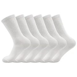 3-6 Pack Crew Socks for Men Women - Soft Cotton Socks - Casual Calf Socks
