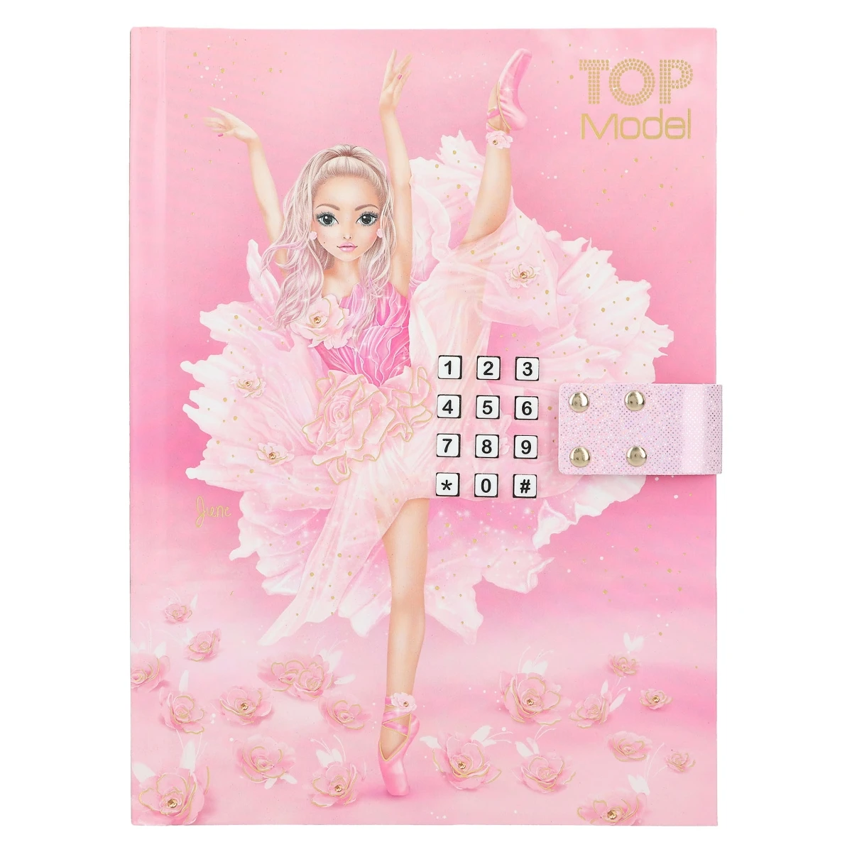 Original 00127102 Ballet original Boys Girls Shop Shop official licence original original gift Ballet pink secret code diary Top Model