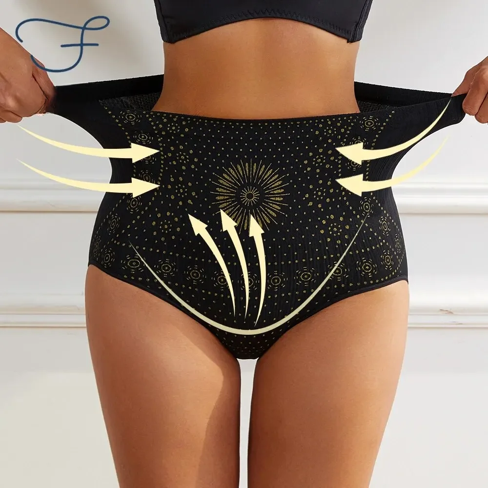 Flarixa Hoge Taille Naadloze Slipje Platte Buik Vormgeven Slips Vrouwen Postpartum Ondergoed Comfort Buik Controle Ondergoed - afbeelding 2