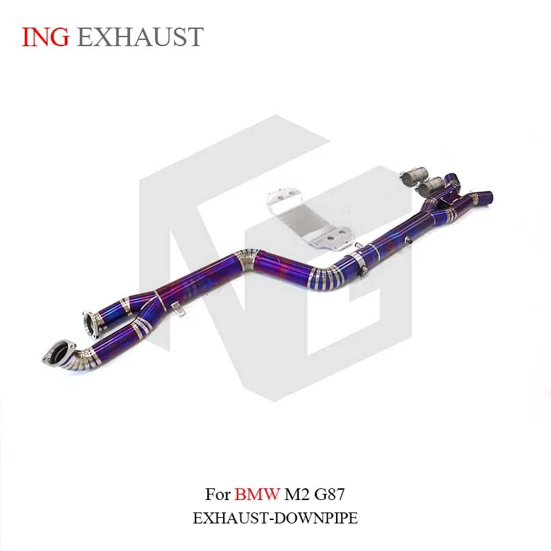 

ING Titanium Alloy Accessories Pipe Middle Tube for BMW M2 G87 Up Grade Performance Auto Motor Exhaust System Part