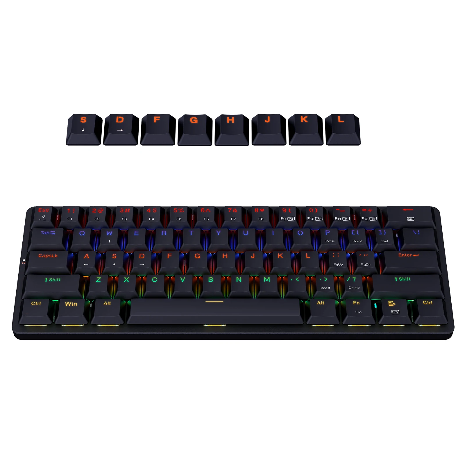 Redragon K615-R Elise 기계식 키보드 리뷰: 61키 포터블 기계식 키보드의 진짜 실력은?