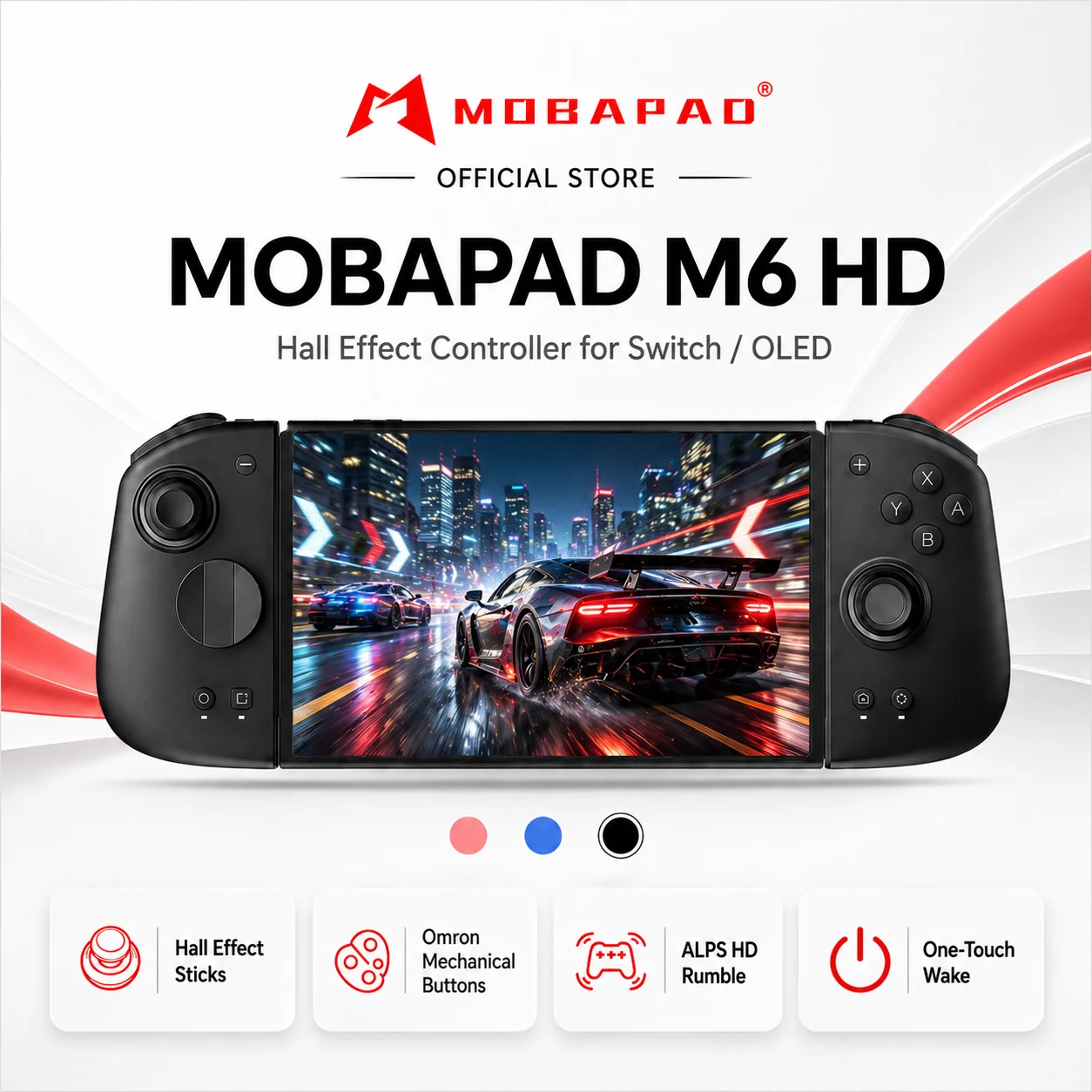 MOBAPAD M6 HD Gemini 2 Controller For Nintendo Switch OLED Joypad