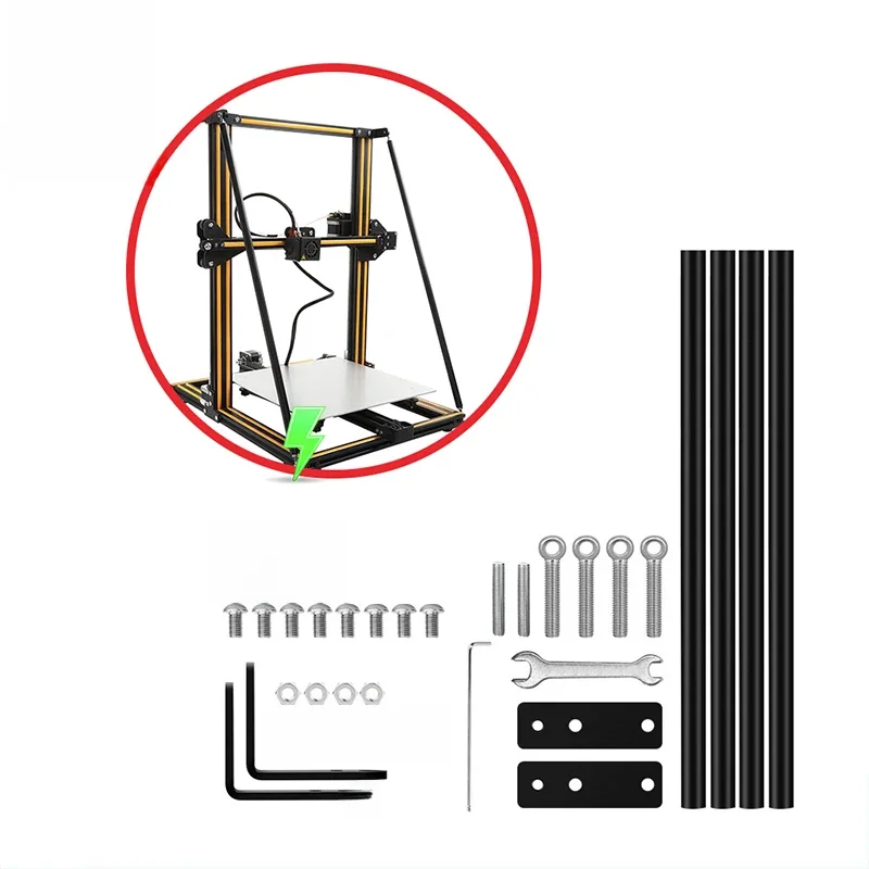 Części drukarki 3D Zestaw drążków kierowniczych ze stopu aluminium kompatybilny z Creality Ender-3/Ender-3S/Ender-3Pro CR10 — zdjęcie produktu 7