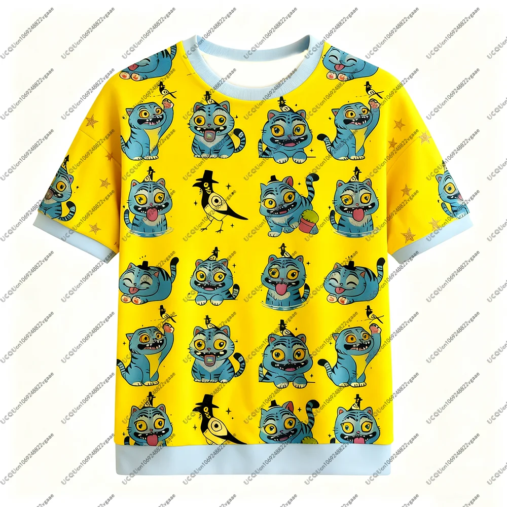 أطفال الرجال Y2k Kpop شيطان الصيادين هدية الفتيات عادية تي شيرت رومي بيجامة ديربي النمر سوسي العقعق بنطلون ملابس رياضية مجموعة تي شيرت