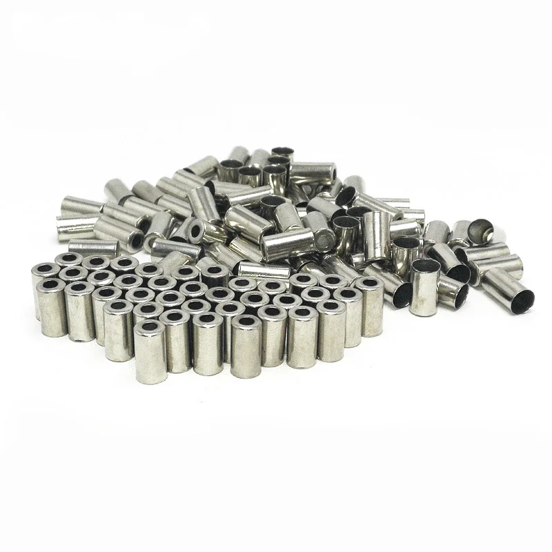 AliExpress 100/50PCS Silver Metal Bicycle Part Bike Cable Caps Bike Brake Derailleur Shifter Cable End Caps Bicycle Accessories