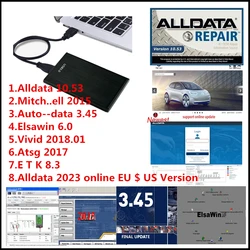 New Auto Repair Alldata 2024 Online Account EU&US,Alldata V10.5 ,mitch..ell,Elsa-win6.0,Vivid 2018.01,auto data 3.45,E T K 8.3