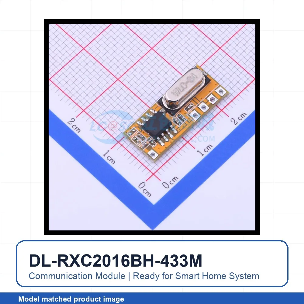 15pcs DL-RXC2016BH-433M SMD 9x22mm receiver 433.92MHz ASK RF Wireless Communication Module for Smart Home System