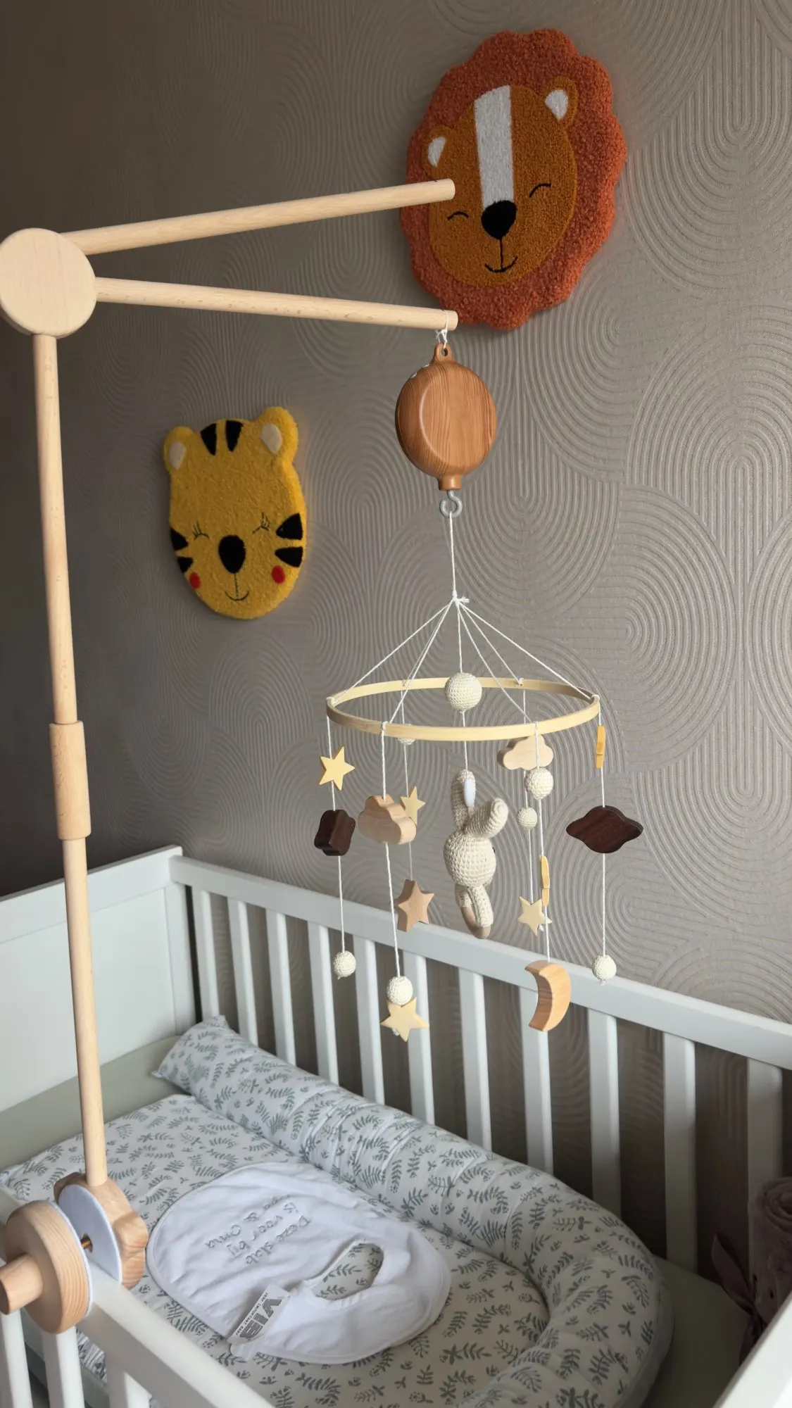 Wooden Baby Crib Musical Mobile photo review