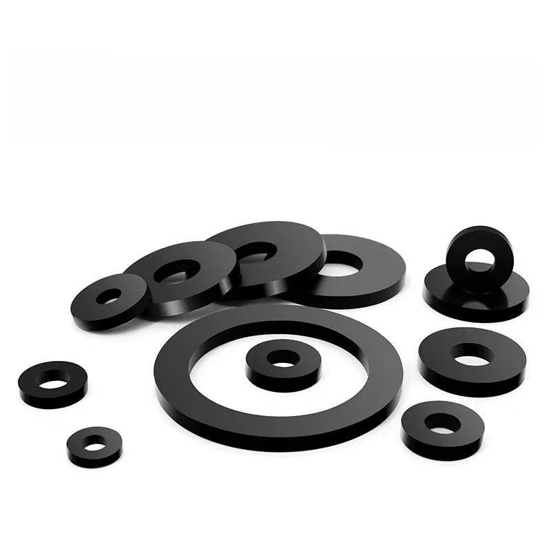Joint plat H1-H2.5-H3mm M2-M42 NBR anneaux d'étanchéité joints en caoutchouc Nitrile joint élastique étanche en stock rondelle en gros