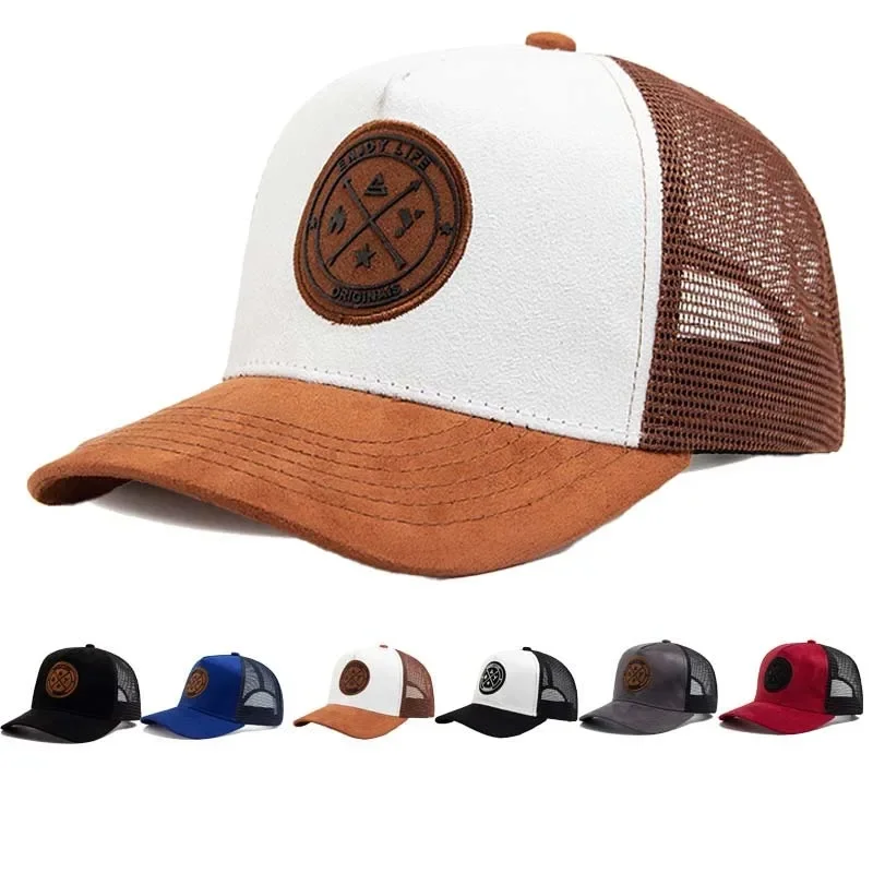 Vente chaude de haute qualité maille casquette de Baseball unisexe mode décontracté respirant lettre icône Hip Hop casquette de camionneur Sport de plein air DadHat