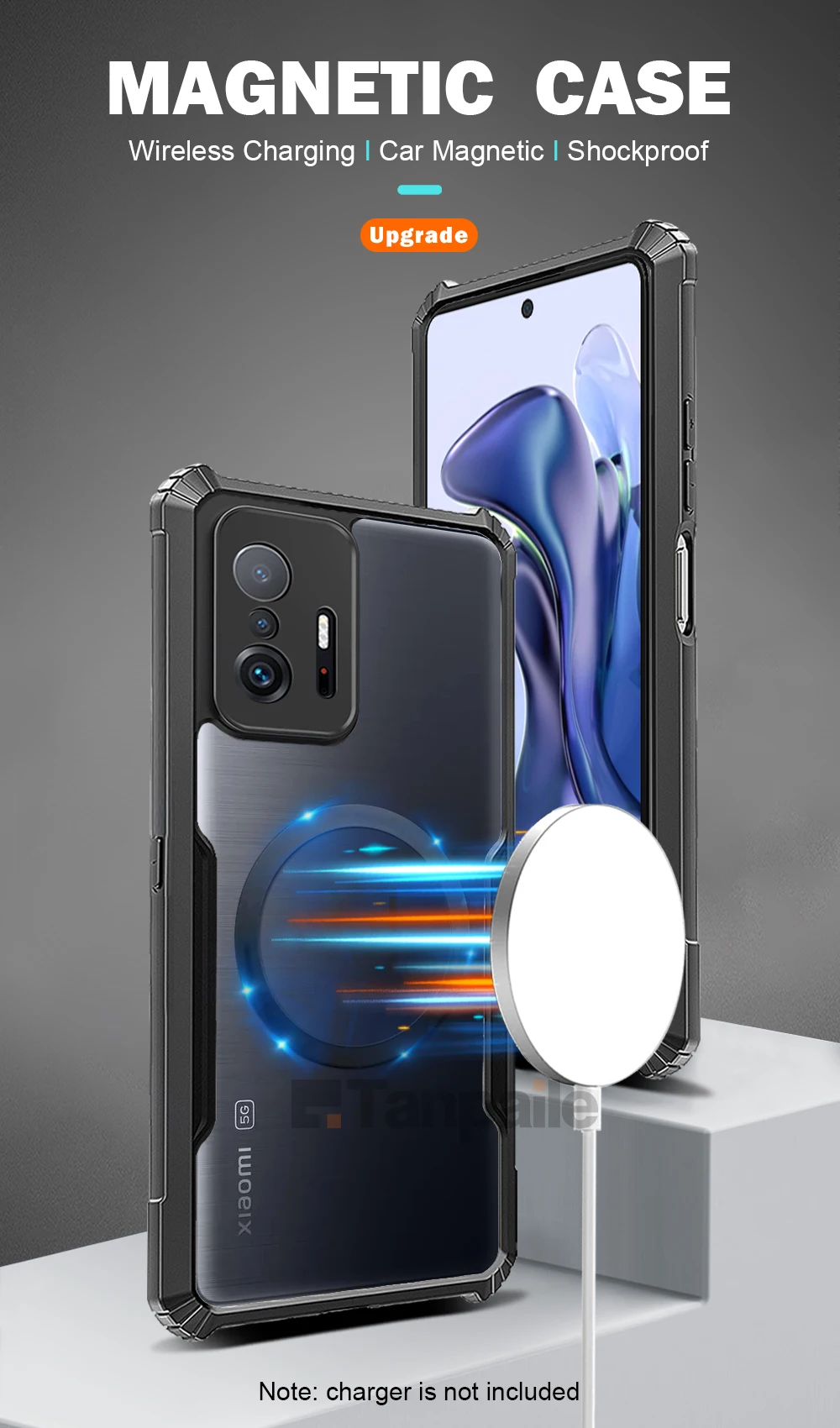 Ultra Thin Magnetic Case For Xiaomi 11T 12T Pro Mi 10T Mi12T Mi11T