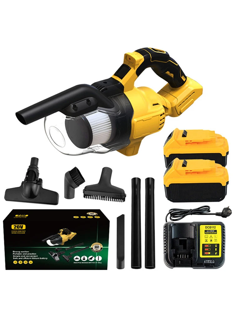 Bezprzewodowy elektryczny odkurzacz przemysłowy budowlany do pracy na sucho, domowy, ręczny, narzędzia elektryczne do akumulatorów DeWalt 20V. (No Battery) — Zdjęcie 2 z 2