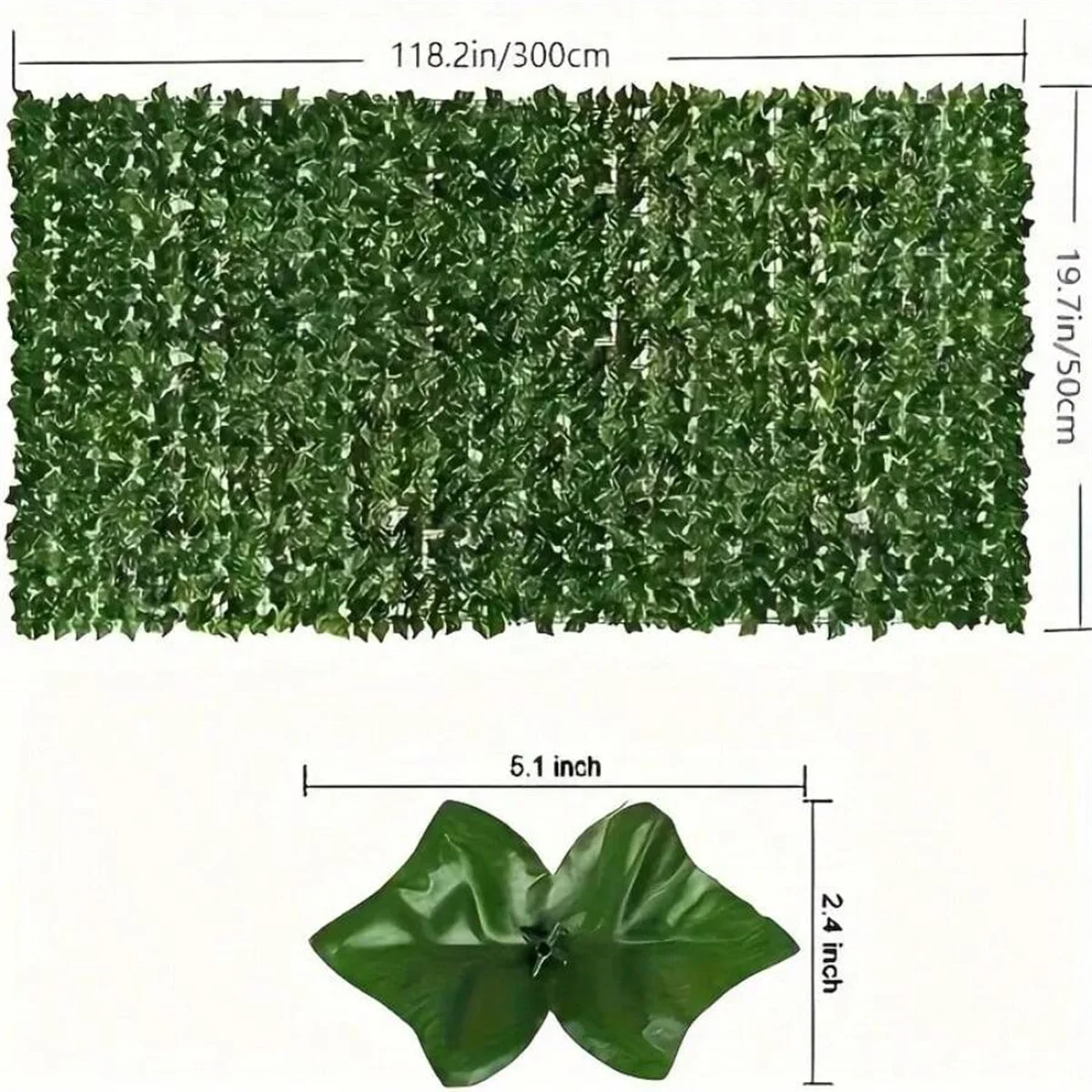 Artificial Ivy Privacy Fence 6