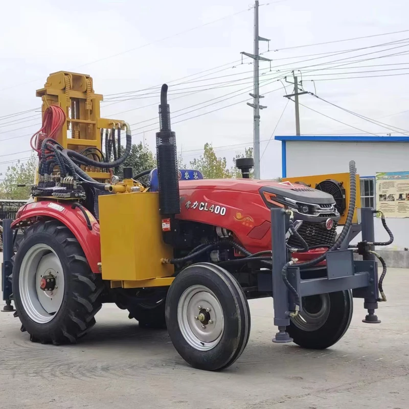 Rtary Anchor Wheeled Car Mine Drilling Rig Machine Business Plant Portable Water Rock Core Well 3D Tractor Drill Rigs Equipment