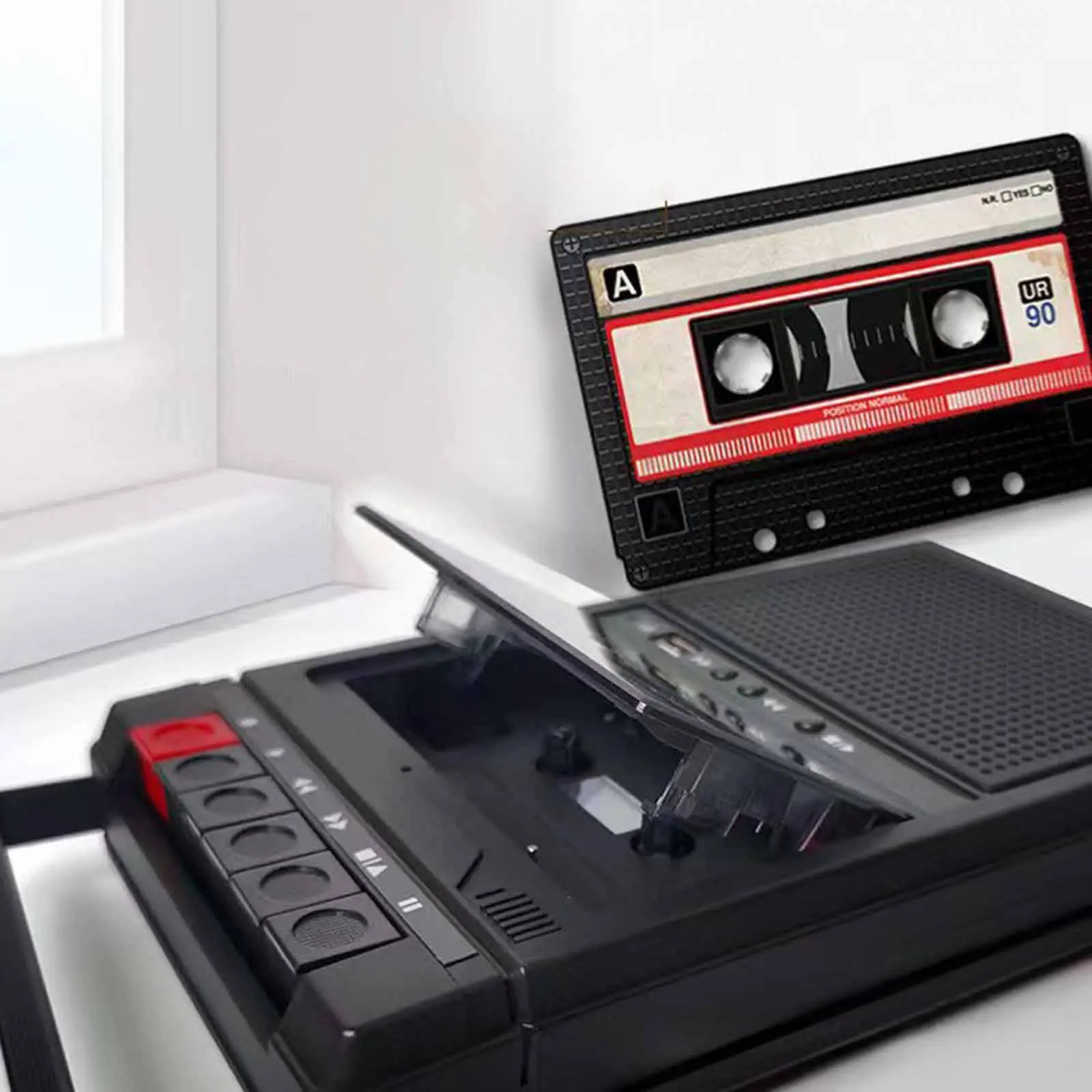 Portable Cassette Player with Headphone Jack Gift Small High Performance Lightweight Tape Player for Outdoor Travel Home Adults