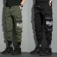 Fashion brand n function wind pure color straight track pants men and women retro loose trend pants oversized pants