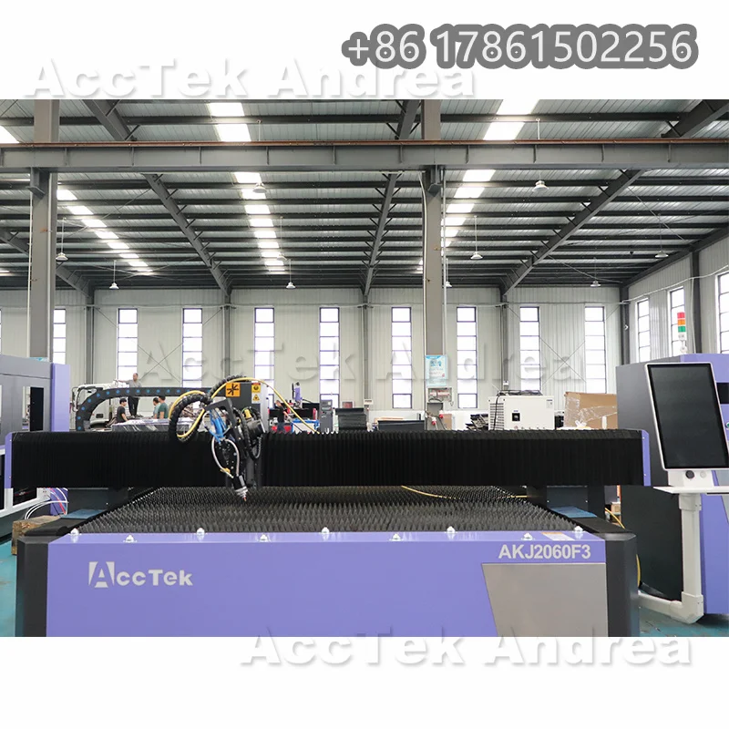 C​ustomized Big Working Area Size 2060 Fiber Laser Cutting Machine Sheet Metal Laser Cutter