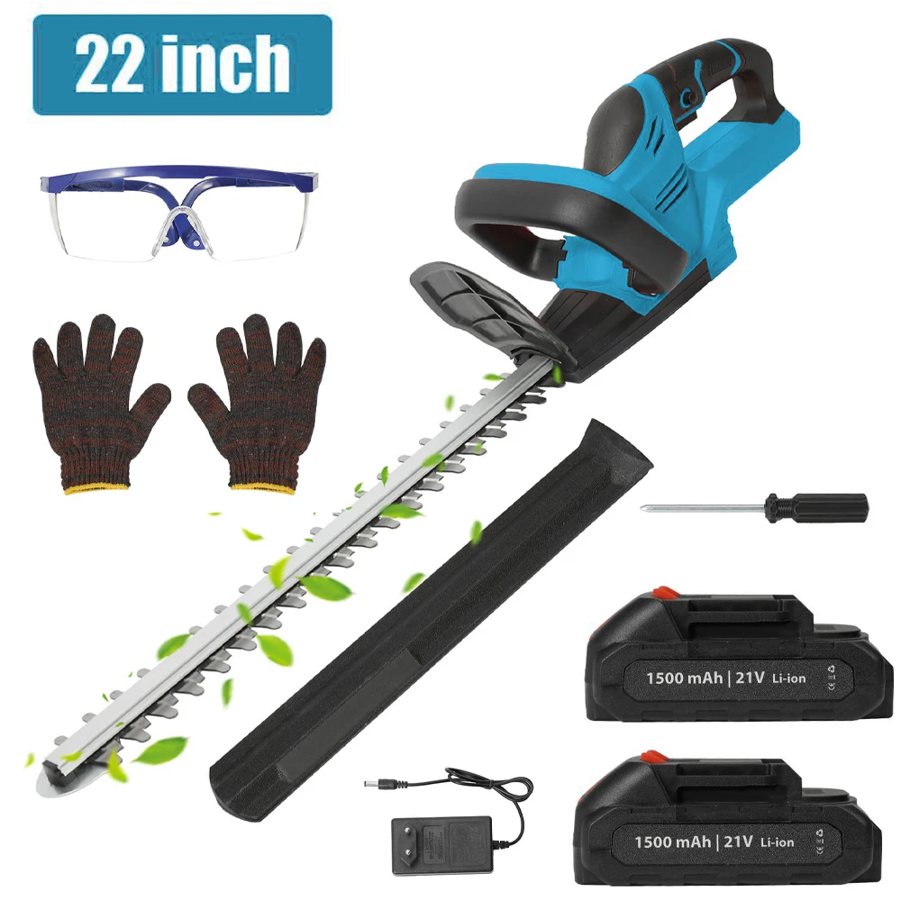 Makita – taille-haie électrique sans fil de 22 pouces, avec lame à double Action, capacité de coupe de 3/5 pouces, outils de jardin pour batterie 18V